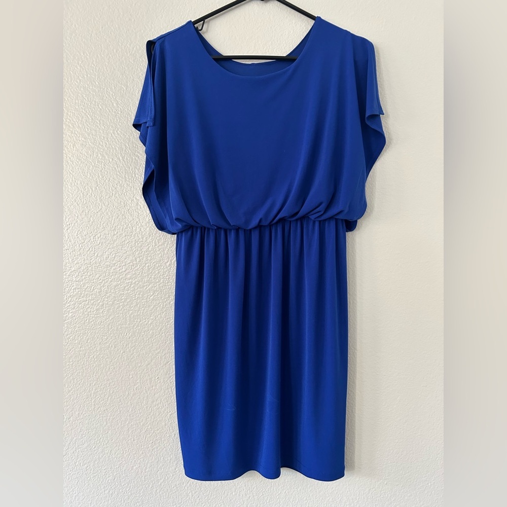 Elegant Blue Women's Dress